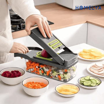 QuickSlice 16‑in‑1 Homelya® – Make Meal Prep Fast & Easy